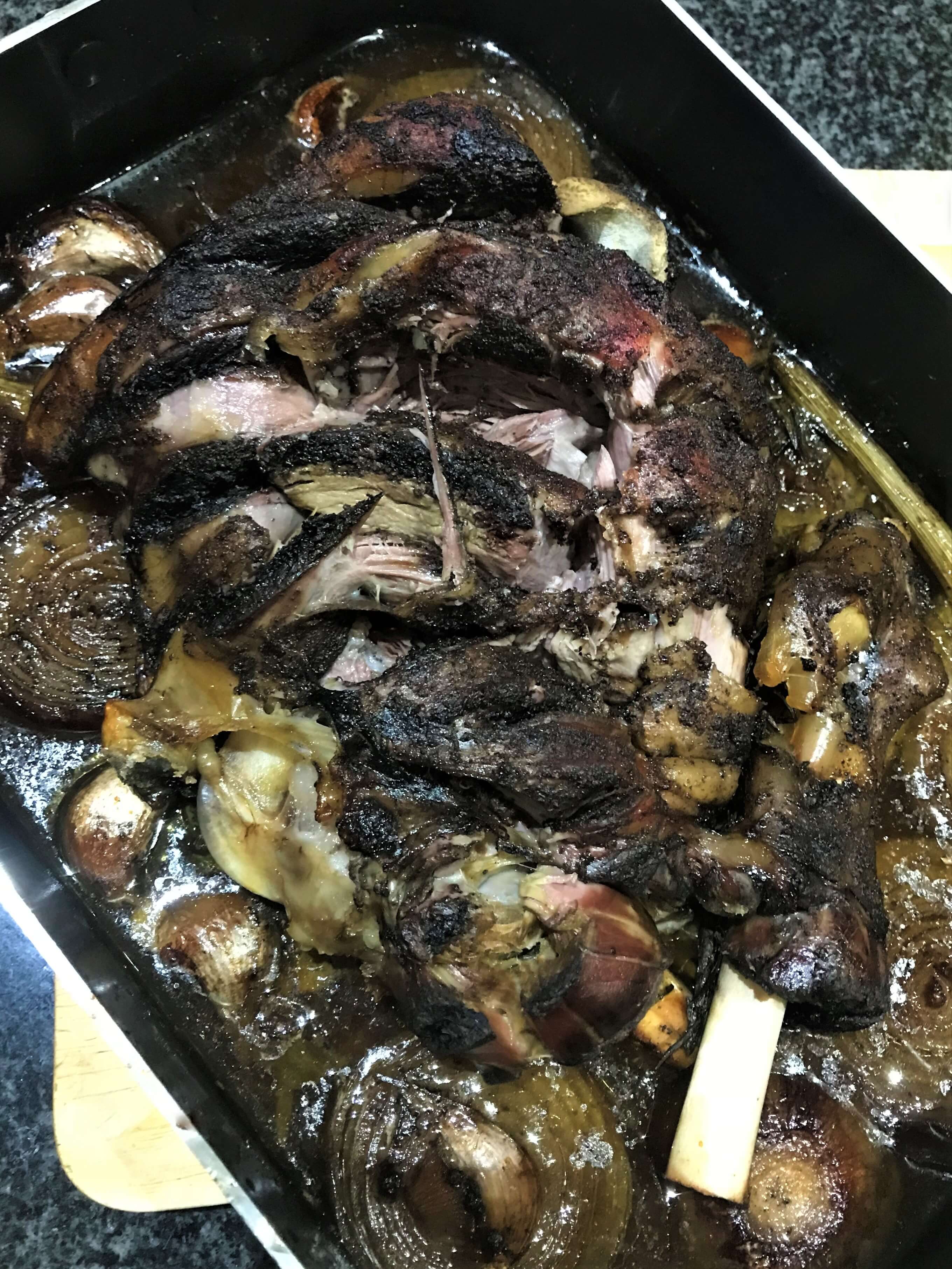Slow Lamb cooked