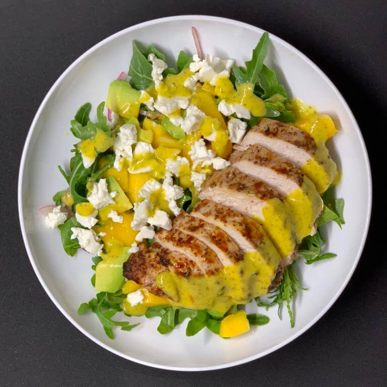 Chicken Mango Salad - Annabel's Kitchen