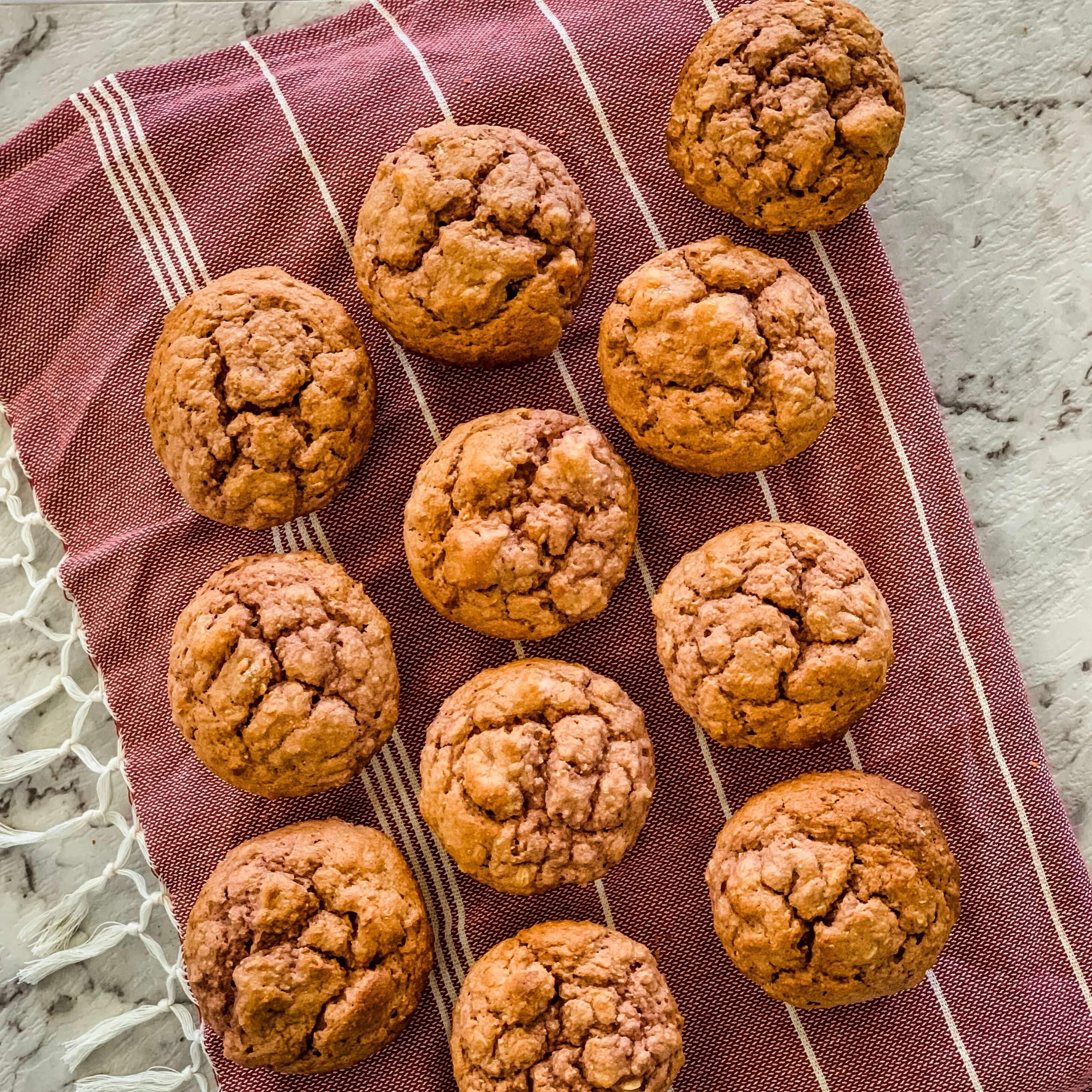 Apple Berry Oat Muffins